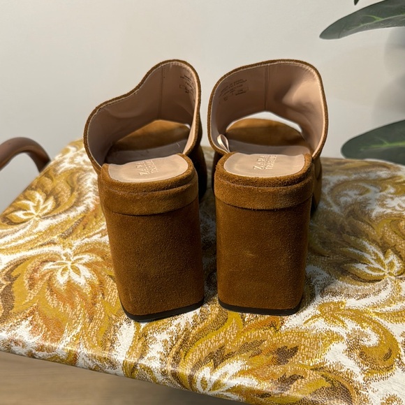 Steve Madden Brown Suede Mules - Picture 4 of 8